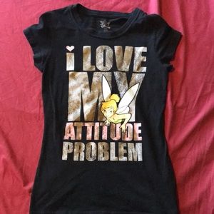 Black Tinkerbell shirt